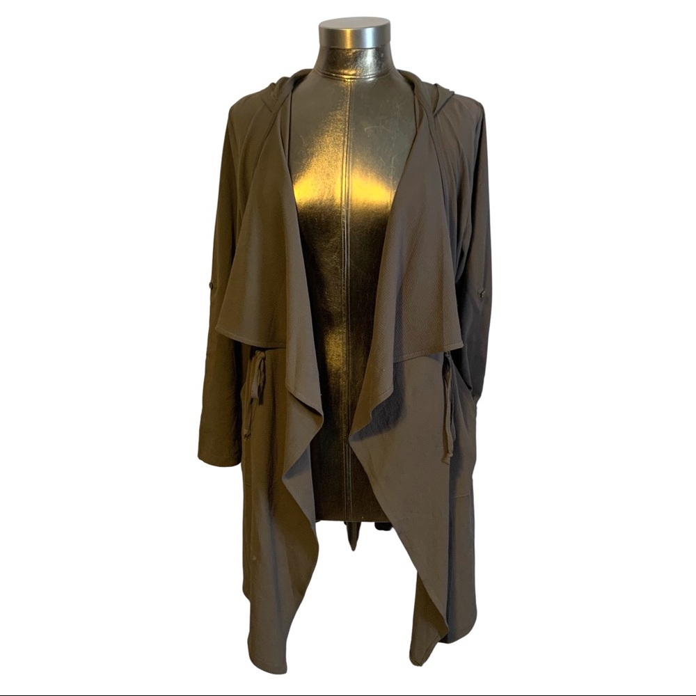 Olive cardigan Sz 8